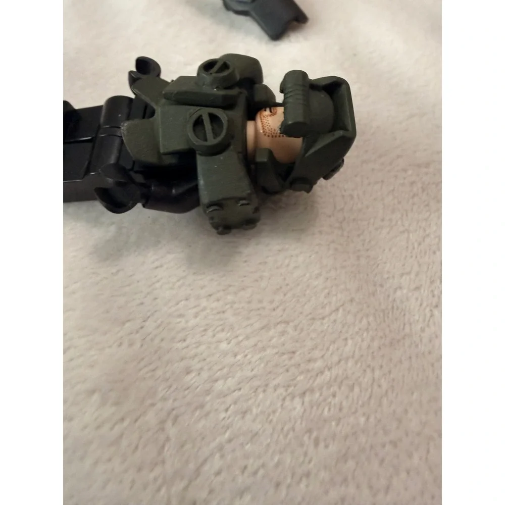 Lego Military Minifigure with Olive Armor Mini Figure